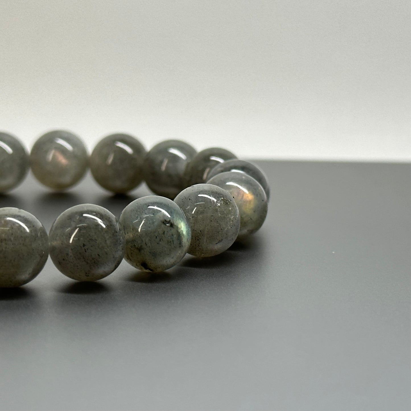 B38 Rutilated Quartz • Grey Rutilated Quartz Bracelet