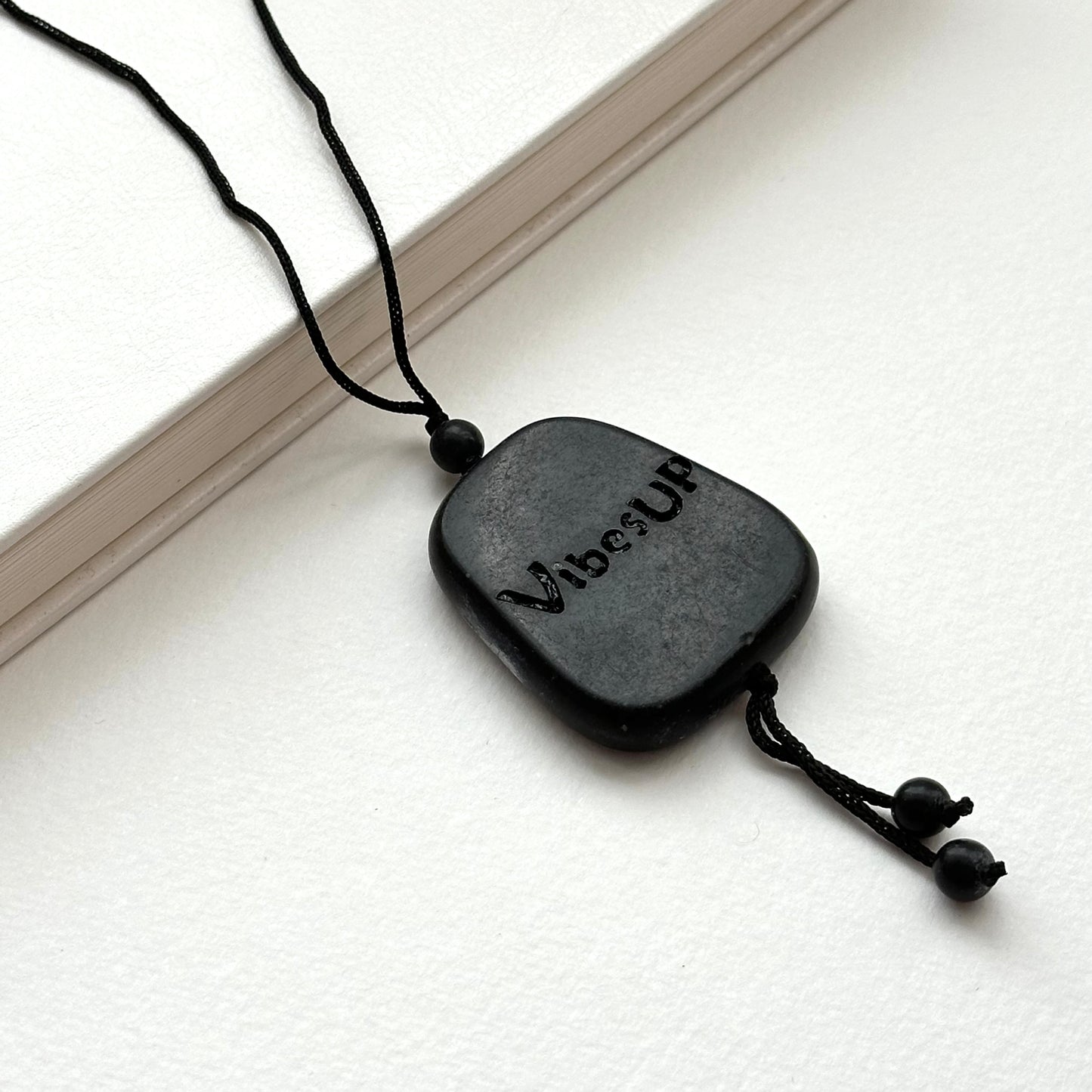 N74【Calm】Black Stone Blessing Stone Bracelet