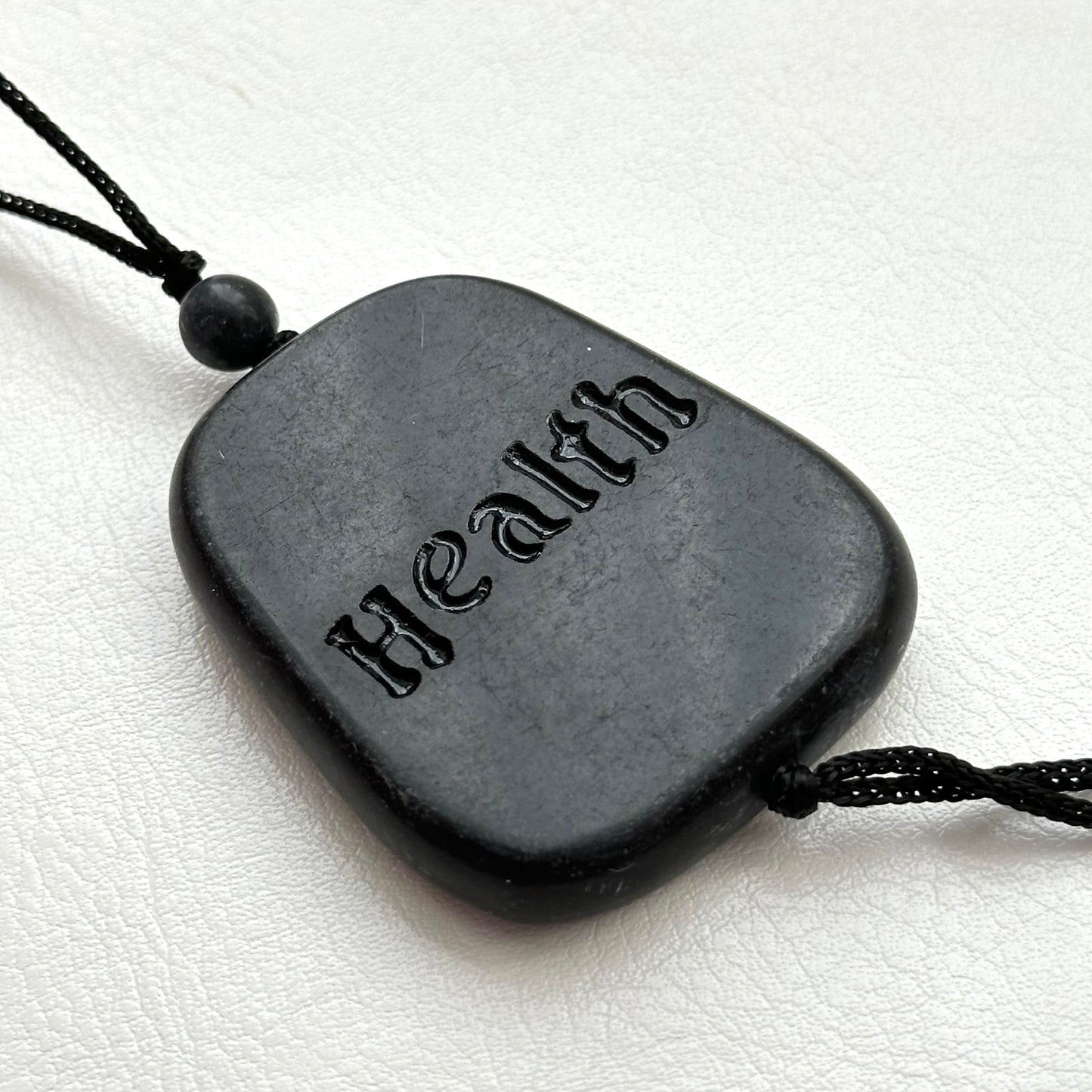 N74【Calm】Black Stone Blessing Stone Bracelet