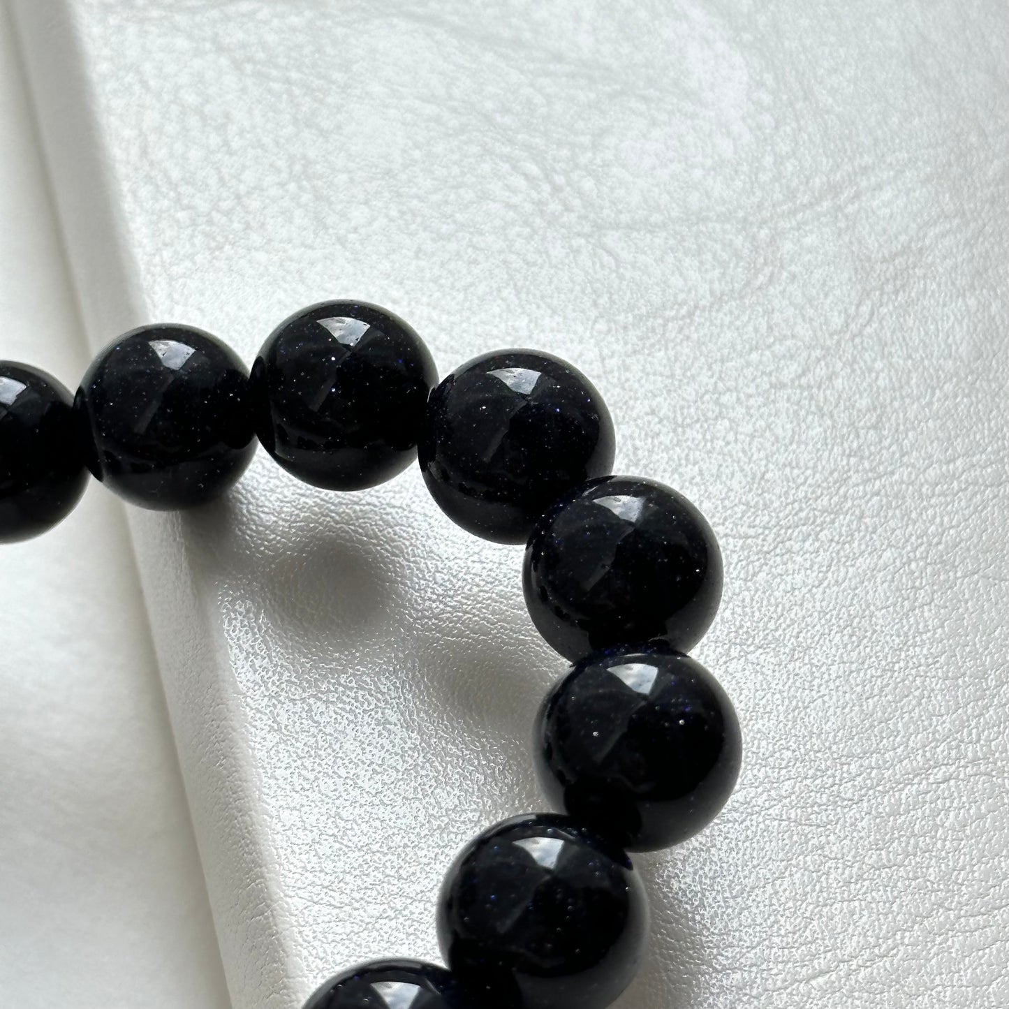 BS263【Starry Night】Blue Sandstone White Stone Opal Gold Tiger Eye Silver Plated Bracelet