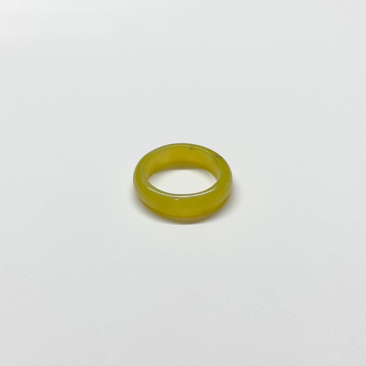 R19 綠玉介指戒指 Green Jade Ring (可配925銀項鏈)