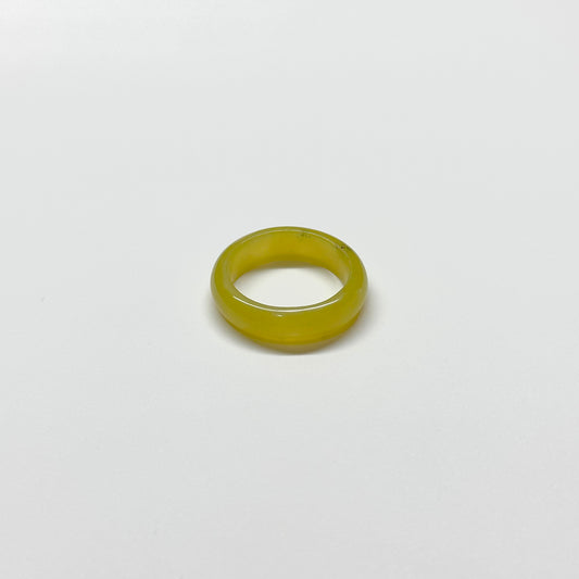 R19 綠玉介指戒指 Green Jade Ring  (可配925銀頸鏈項鏈)