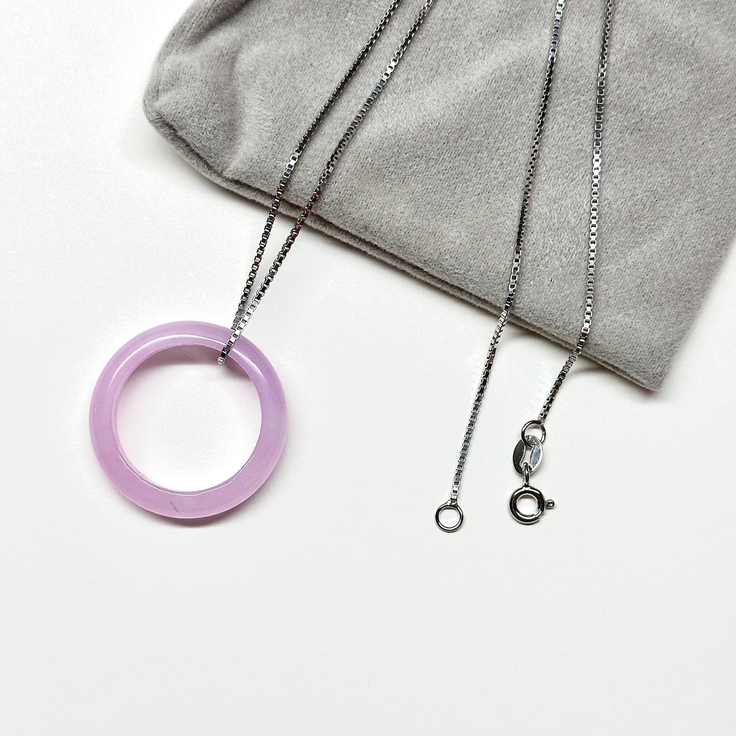 R18 粉介指戒指 Pink Ring (可配925銀頸鏈項鏈)