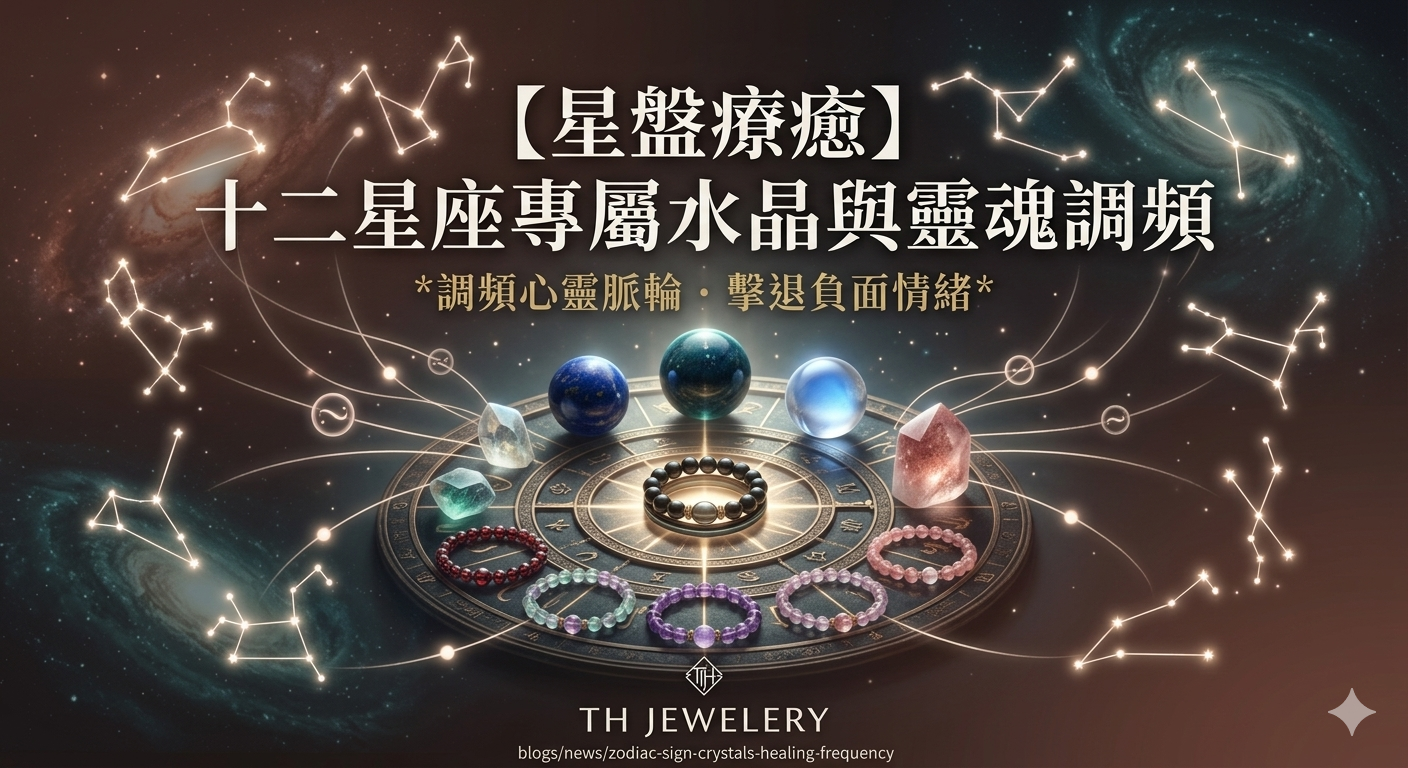【星座能量學】十二星座專屬水晶推薦！用「辟邪水晶」與「黑曜石淨化頻率」擺脫負面情緒