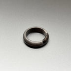R05 灰石介指戒指 Grey Stone Ring (可配925銀頸鏈項鏈)
