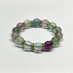 BS21 Fluorite Gold Accessories Bracelet
