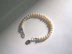 B53 Freshwater Oval Pearl Bracelet (Adjustable Length)