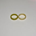 R19 Green Jade Ring (can be matched with 925 silver necklace)