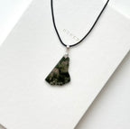 N94 [New Beginning] Moss Agate | Fragments | Silver Plated | Necklace