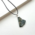 N94 [New Beginning] Moss Agate | Fragments | Silver Plated | Necklace