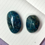 TS31【藍磷灰原石】磷灰石 滾石 辦公室家中療癒