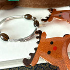 BS312 [Christmas Gift] Smoky Quartz Silver Plated Bracelet