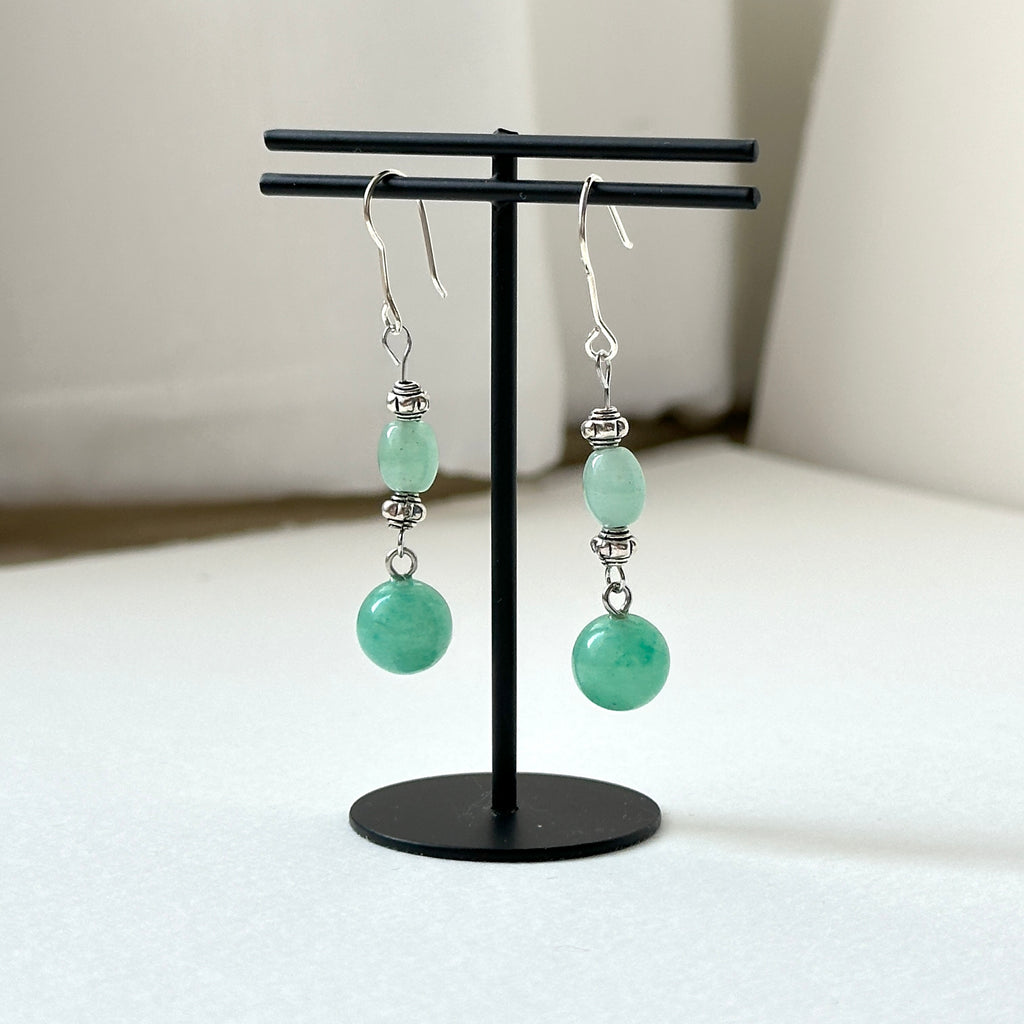 E29 [Glass meteorite] Libyan gold meteorite gold-plated earrings