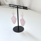 E29 [Glass meteorite] Libyan gold meteorite gold-plated earrings