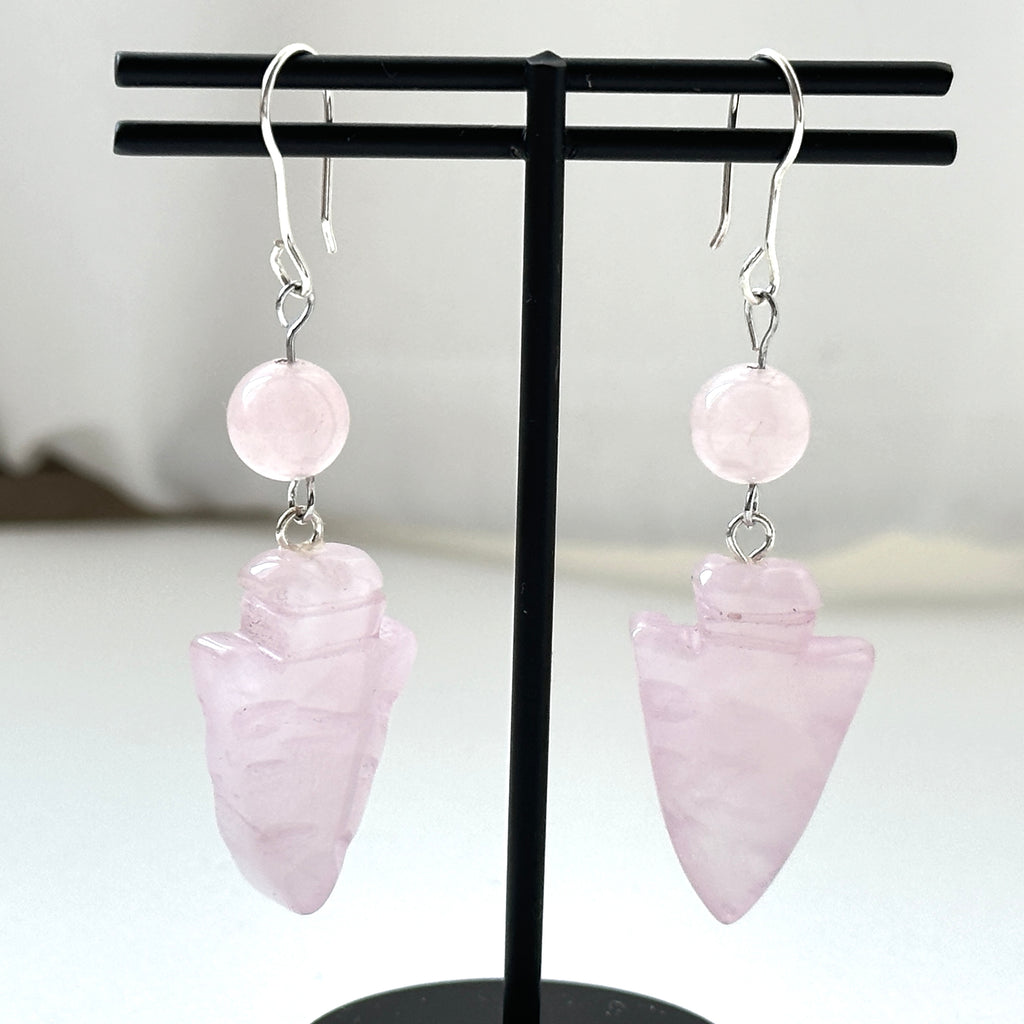 E29 [Glass meteorite] Libyan gold meteorite gold-plated earrings