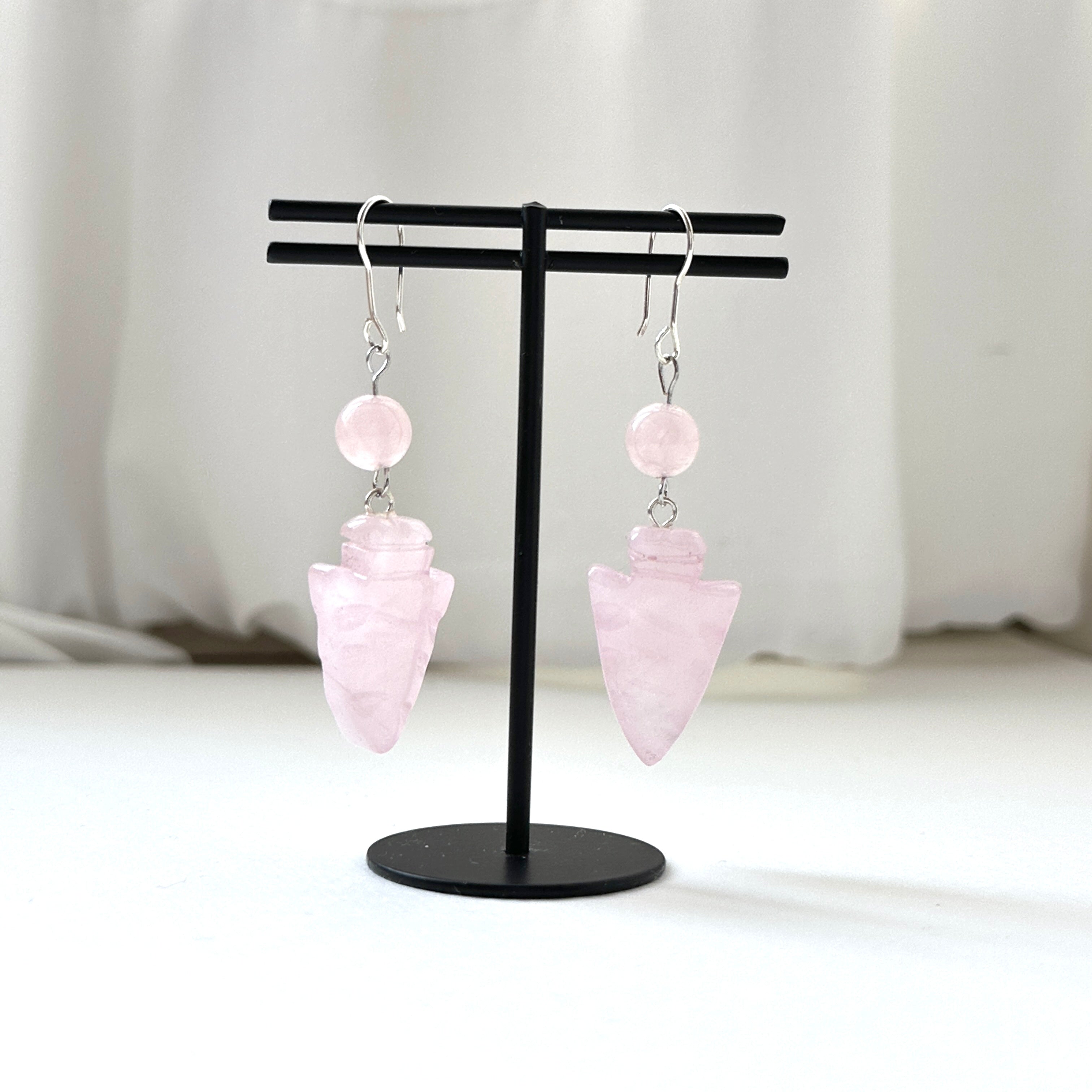 E29 [Glass meteorite] Libyan gold meteorite gold-plated earrings