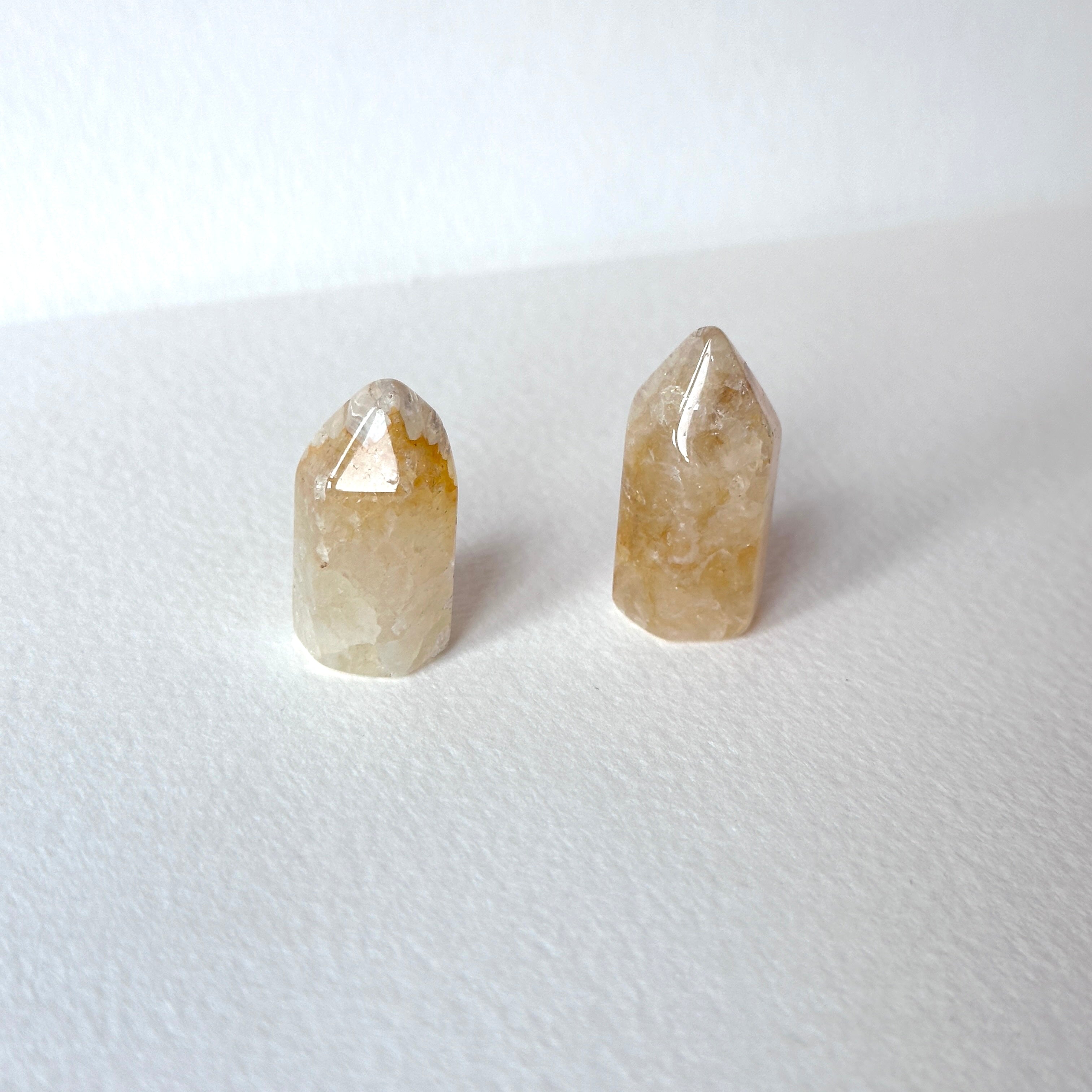 TS46【天蠍射手座|11月誕生石】黃水晶迷你六角柱