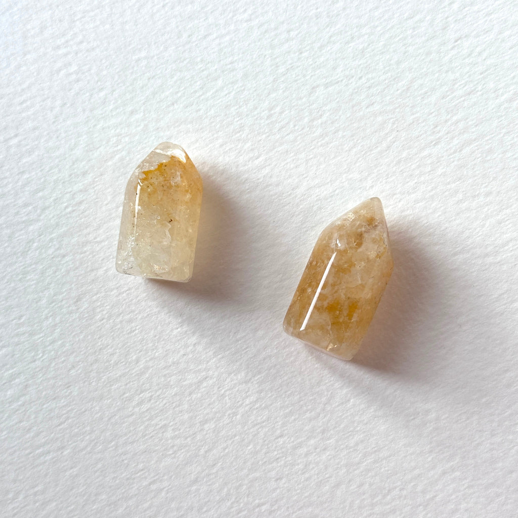 TS46【天蠍射手座|11月誕生石】黃水晶迷你六角柱