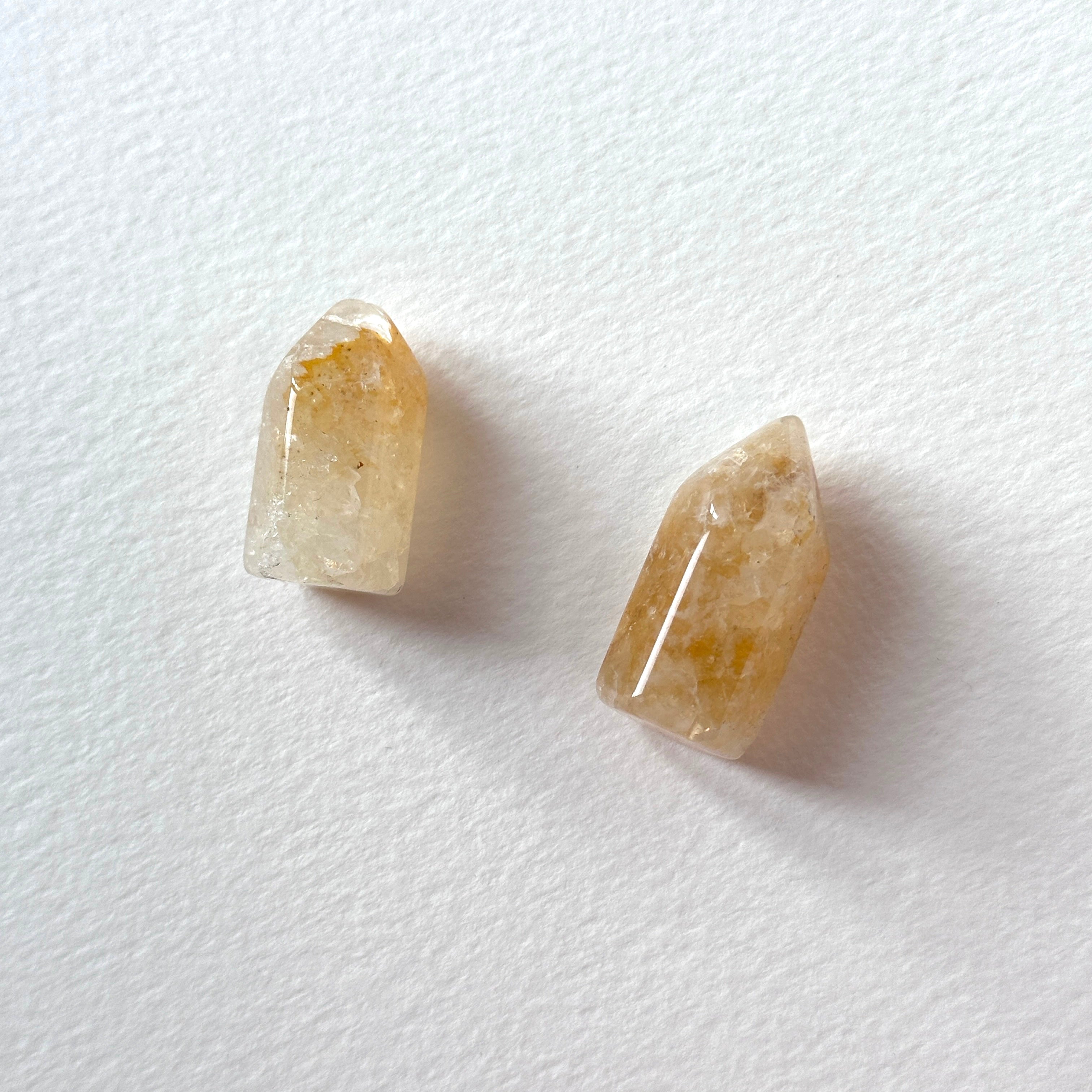 TS46【天蠍射手座|11月誕生石】黃水晶迷你六角柱