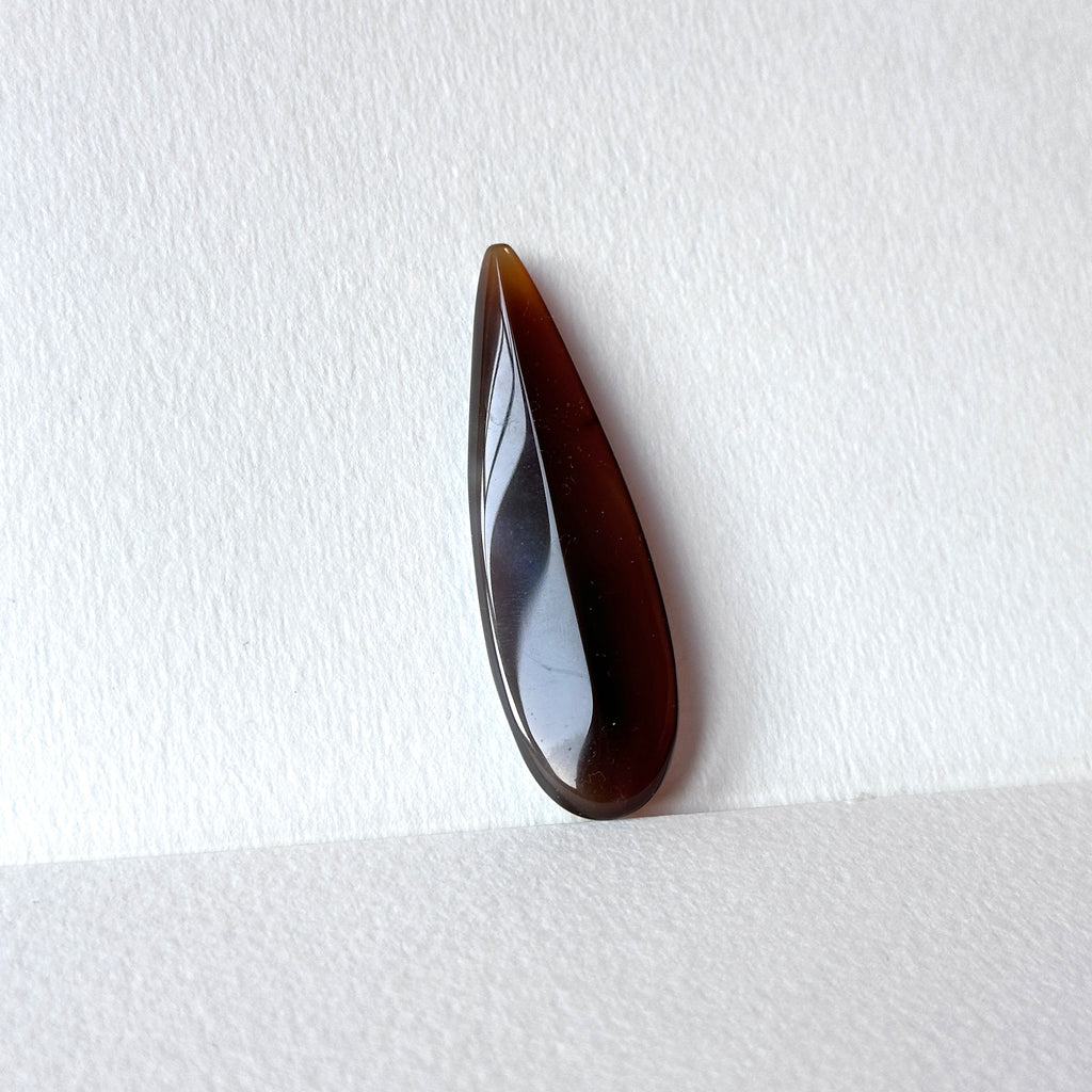 TS47【強大心靈保護石】茶晶迷你水滴（一圖一物）Smoky Quartz