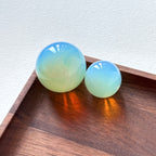 TS49【水晶滾石】蛋白石球