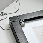 N7 [Simple Silver Jewelry] Hollow Freshwater Pearl Necklace