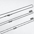 N16 [925 sterling silver necklace] Pink Opal goose egg 925 sterling silver necklace