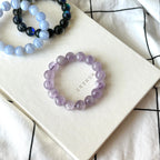 B59 Lavender Amethyst Pure Bead Bracelet