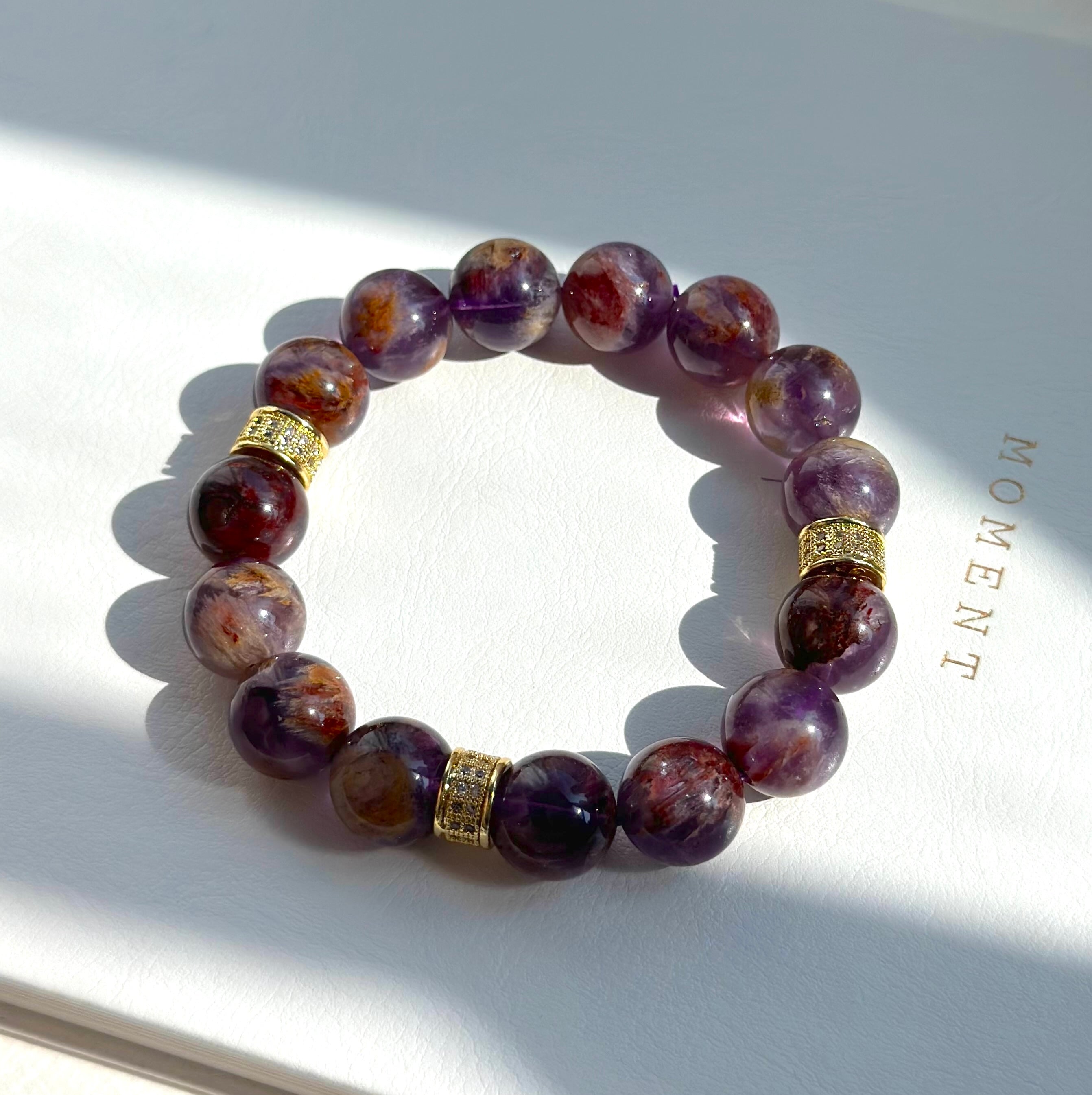 BS82 Purple Ghost 18K Gold Plated Bracelet