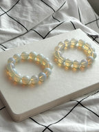 B34 【天秤天蠍座|10月】蛋白石純珠手鏈手串