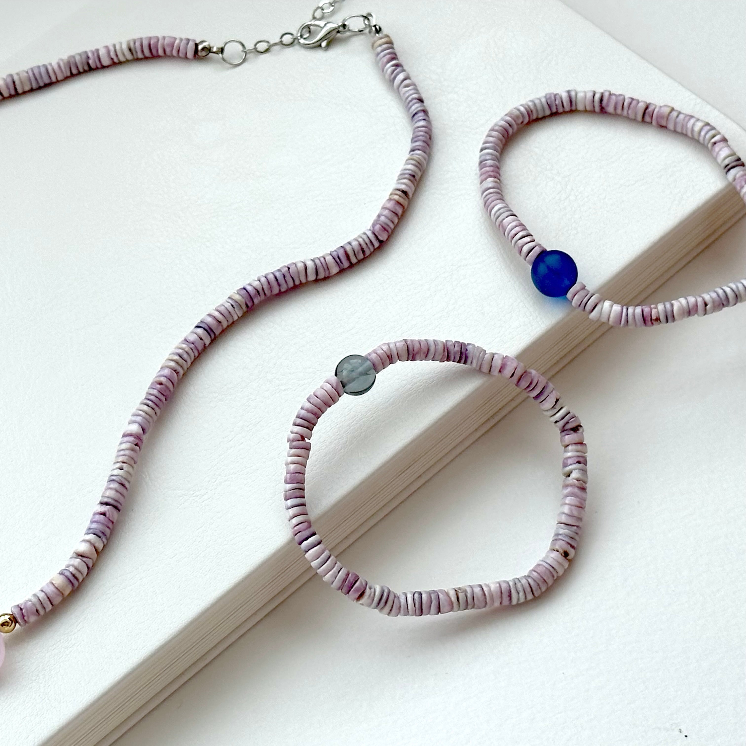 N21 [Shell] Peach Shell Agate Cloud Gold-plated Necklace Necklace Ocean Beach Summer Matching Soul