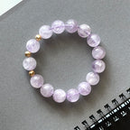 BS109 [Mixed Beads] Lavender Amethyst | 18k Gold Plated Bracelet