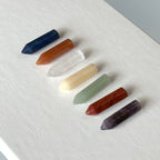 TS6【水晶滾石】七脈輪六角柱