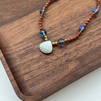 S9【寶石手機相機掛鏈掛繩】金砂石｜藍琉璃｜仿珍珠｜水滴貝殼｜簡約鍍金掛繩吊繩