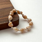 BS134 [Drifting Memories] Shell Simple Silver-plated Bracelet