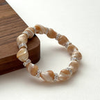 BS132 [Drifting Memories] Shell Classic Silver-plated Bracelet