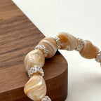 BS132 [Drifting Memories] Shell Classic Silver-plated Bracelet