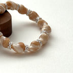 BS132 [Drifting Memories] Shell Classic Silver-plated Bracelet