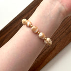 BS138 [Drifting Memories] Shell Simple Gold-plated Bracelet