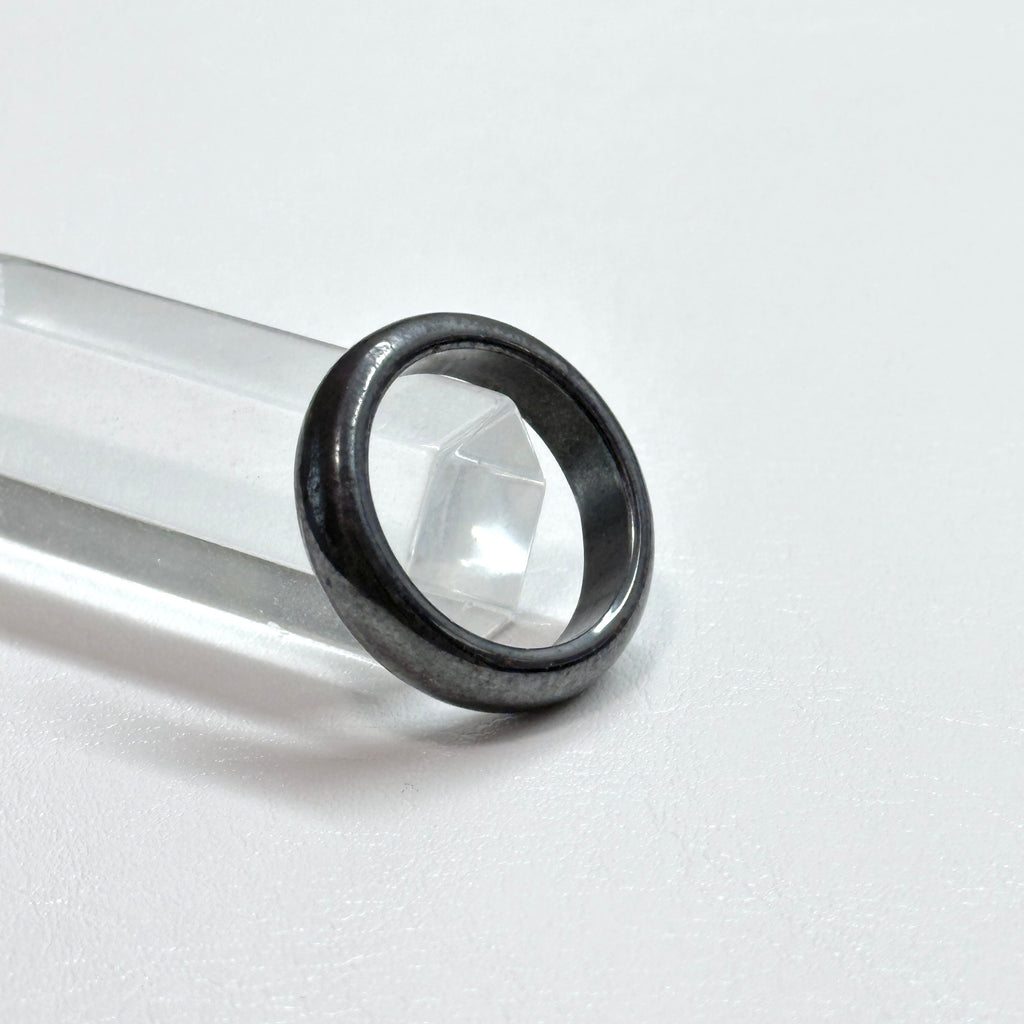 R26 鐵石介指戒指 (可配925銀頸鏈項鏈）