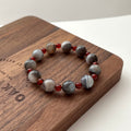 BS142 [Bohemian style] Persian Gulf agate red agate bracelet