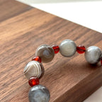 BS142 【波西米亞風】波斯灣瑪瑙紅瑪瑙手鏈手串