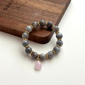 BS143 [Bohemian Style] Persian Gulf Agate Gold-Plated Small Ice Drop Bracelet