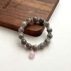 BS143 [Bohemian style] Persian Gulf agate gold-plated bracelet