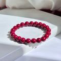 B108 [Aries Taurus | April] White crystal pure bead light bracelet