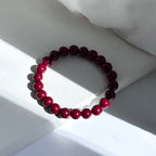 B64 【小資珠寶】硃砂純珠手鏈手串 |避凶 防小人 驅邪消災 闢邪 化太歲