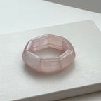 【微瑕疵福利品｜一圖一物】 【天秤天蠍座|10月】粉晶厚手排