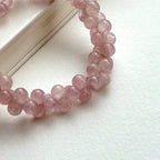 B70 粉晶泡泡純珠手鏈手串