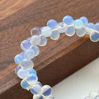 B74 【天秤天蠍座|10月】蛋白石泡泡梨型純珠手鏈手串