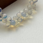 B74 【天秤天蠍座|10月】蛋白石泡泡梨型純珠手鏈手串